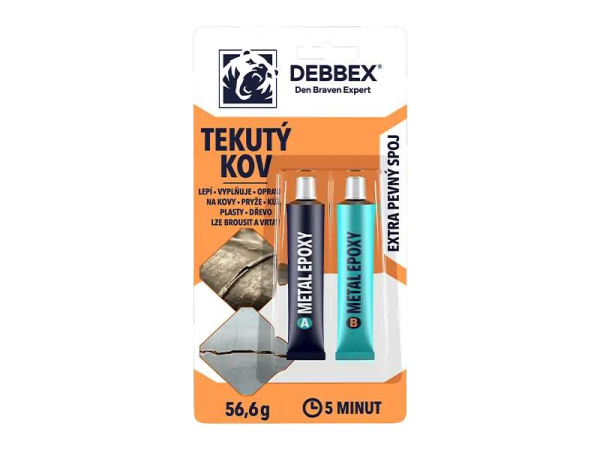 Hurtighærdende flydende metal epoxy DEBBEX 56.6g fra DEN BRAVEN