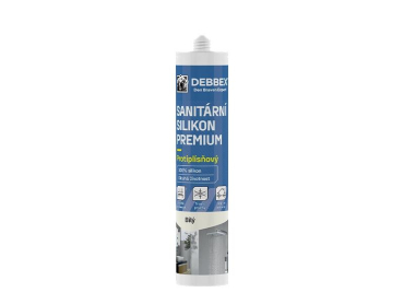Sanitetsilicone DEBBEX PREMIUM hvid 280ml - DEN BRAVEN