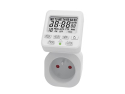 Digital ugentlig tidsafbryder SOLIGHT DT35, 230V/16A, LCD-display, 18 daglige cyklusser