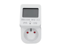 Digital ugentlig tidsafbryder SOLIGHT DT35, 230V/16A, LCD-display, 18 daglige cyklusser