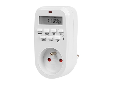 Digital ugentlig stikkontakt med timer BLOW, LCD-skærm, 230VAC/50Hz, 16A, 3600W