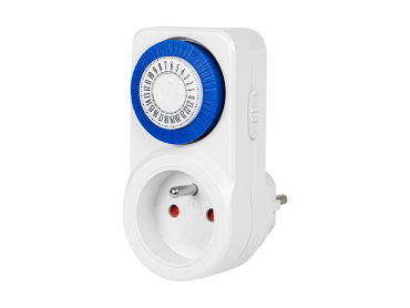 Stikkontakt med timer BLOW TF-5 mekanisk daglig 230VAC 16A 3600W