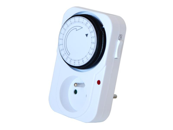 MF1 mekanisk daglig switch-stikkontakt GETI, programmerbar, 3500 W, 230 V AC