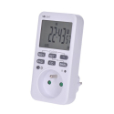 Digital Ugekontakt SOLIGHT DT33 med Stort Baggrundsbelyst LCD Display, LED Indikator, 230V/16A