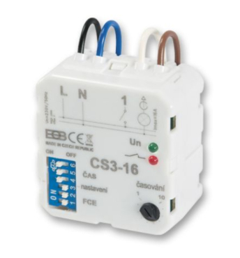 Multifunktionel Timer ELEKTROBOCK CS3-16 med 16A Relæ