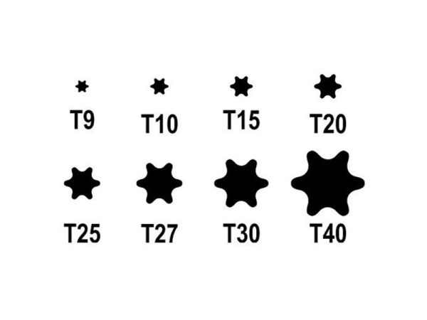 TORX nøglesæt COMPASS 09423 8 stk