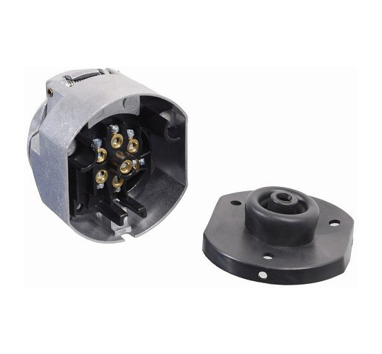 7-pin towbar socket COMPASS 07451 Alu