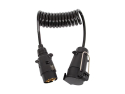 Spiralkabel til trailer 7-pin BLOW 23-227, 12V, sort, op til 180 cm