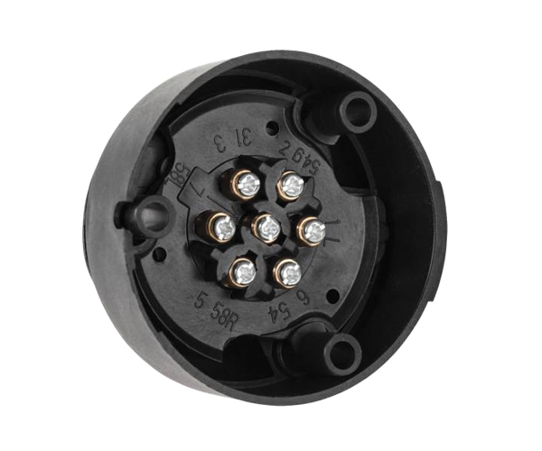 Socket for car trailer 7pin GNI0516