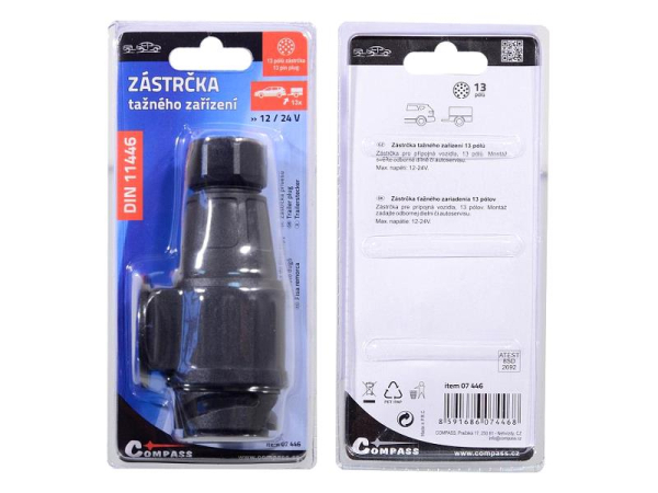 Towing device plug 13 pin COMPASS 07446