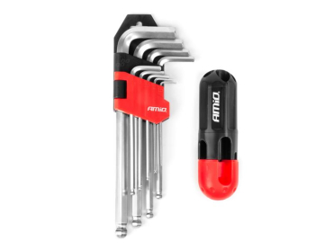 Allen key set AMIO 04302 9pcs