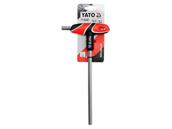 T-håndtag sekskantnøgle skruetrækker 10mm YATO YT-05581