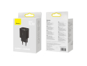 Adapter USB Compact BASESUS Sort 2xUSB 100-240V 50/60Hz