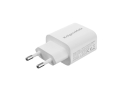 USB Adapter KRUGERMATZ KM0854 Hurtigoplader 20W med Power Delivery 2.0 og Quick Charge 3.0