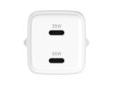 USB Adapter YENKEE YAC G35D Volt med 35W GaN Teknologi og Dobbelt USB-C Udgang