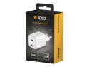 USB Adapter YENKEE YAC G35D Volt med 35W GaN Teknologi og Dobbelt USB-C Udgang