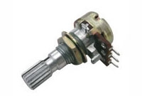 Potentiometer 10K mono lineært, 6 mm aksel (TIPA)