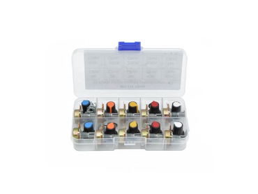 Potentiometer sæt med knapper 10 stk 1K-1M/N mono