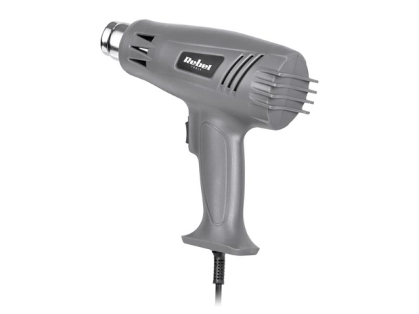 Varmepistol 1600 W REBEL RB-1098 med justerbar temperatur og ergonomisk design