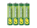 Zinkkloridbatterier AAA R03 GP Greencell 4 stk/blister 1,5V
