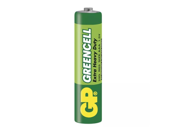 Zinkkloridbatterier AAA R03 GP Greencell 4 stk/blister 1,5V