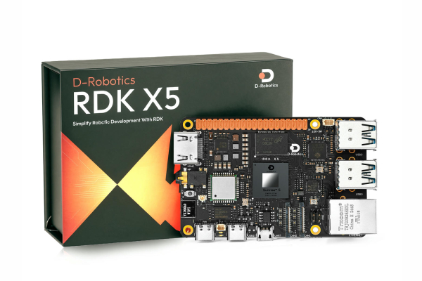 D-Robotics RDK X5 AI Developer Kit for ROS Robotics - 4GB, 10Tops