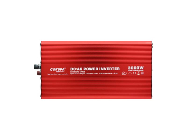 Power inverter CARSPA P3000 24V/230V 3000W pure sine wave