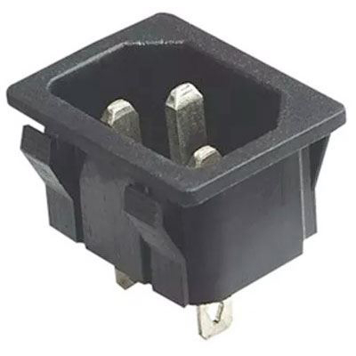 Connector AC for computer panel AS04