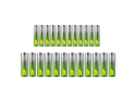 AA / AAA alkaline batteries GP Super 24pcs + LED chain