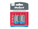 Battery C (R14) alkaline REBEL Alkaline Power 2pcs / blister BAT0063B
