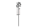 Rain gauge with thermometer GARDEN OF EDEN 11278