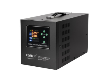Backup power supply KEMOT PROsinus-2000 12V 230V 2000VA 1200W Black URZ3407-LFP4