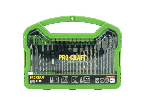 Drill and bit set PROCRAFT DBS-101 101pcs