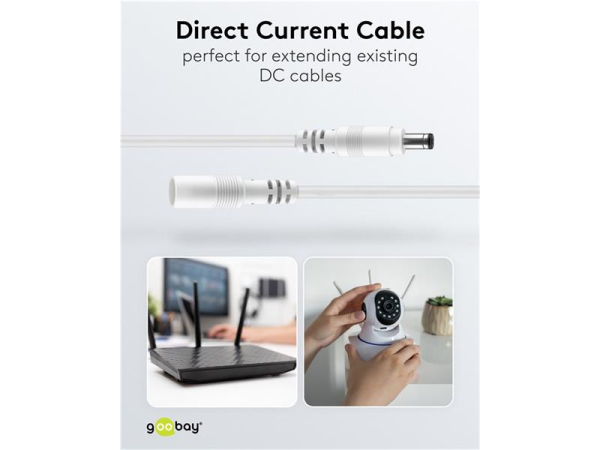 DC extension cable GOOBAY 76675 3m
