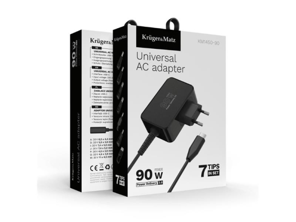 Adapter for laptops KRUGER & MATZ KM1450-90 universal