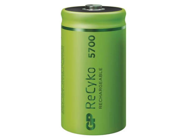 Battery D (R20) rechargeable 1,2V/5700mAh GP Recyko  2ks