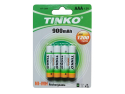 Battery AAA (R03) rechargeable 1,2V/900mAh TINKO NiMH  4pcs