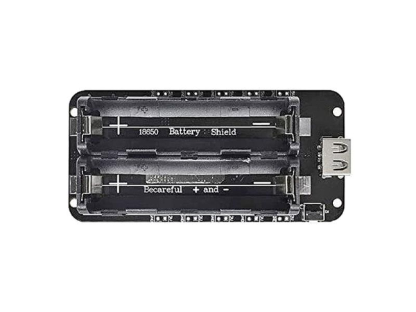 Battery charger-power bank, V8 module for ESP32, ESP8266 for 2x Li-Ion 18650