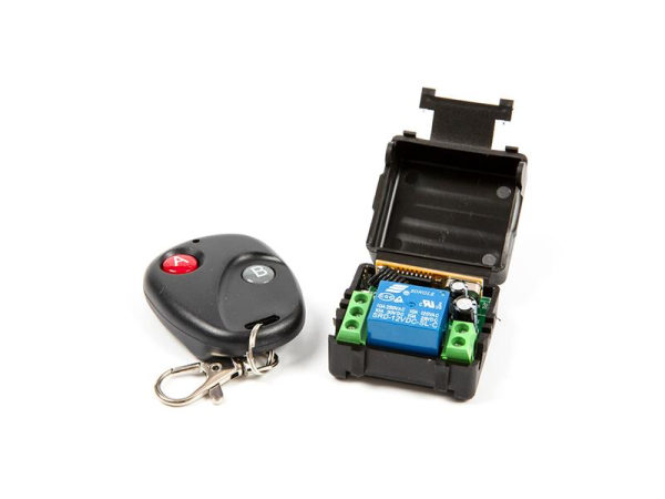 Remote control, transmitter + receiver RF 433MHz, 12V 1-channel