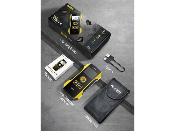 Metal, voltage and inhomogeneity detector FNIRSI WD-02.