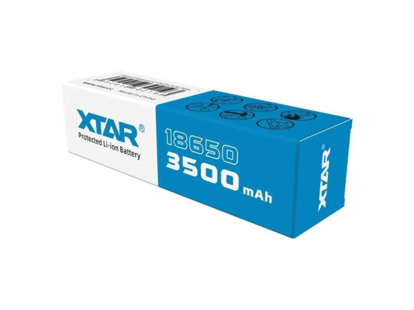Rechargeable battery Li-Ion 18650 3,6V/3500mAh XTAR