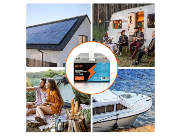LiFePO4 12.8V 30Ah battery LEXTON LXLFP30 with BMS