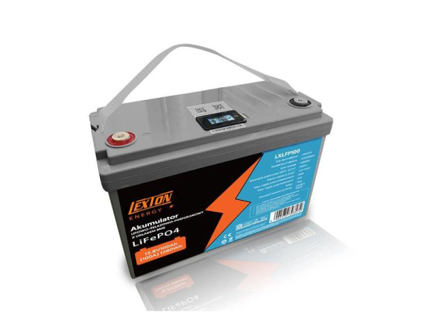 LiFePO4 12.8V 100Ah LEXTON LXLFP100 battery with BMS