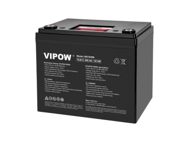 Battery LiFePO4 12.8V 100Ah VIPOW BAT0496 with BMS