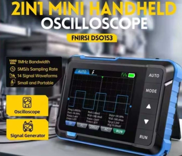 Oscilloscope FNIRSI DSO153 1MHz.