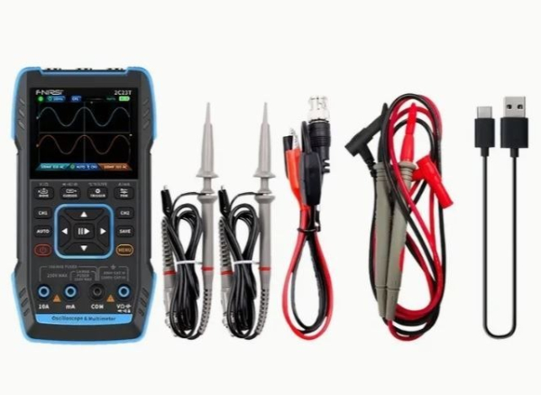 Oscilloscope, function generator and multimeter FNIRSI 2C23T, 10MHz