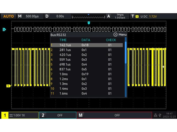 Oscilloscope UNI-T UPO1102