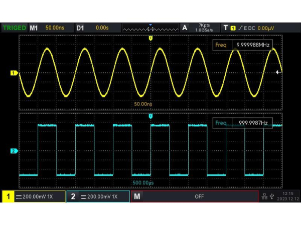 Oscilloscope UNI-T UPO1202