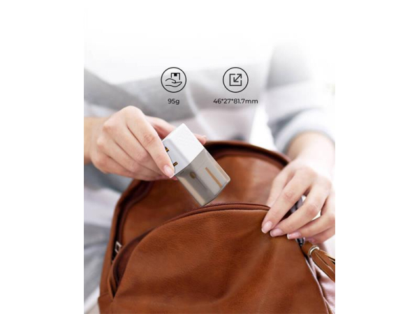 Travel adapter VOLTME Vito Go EzTravel White for use in EU/US/UK/AU