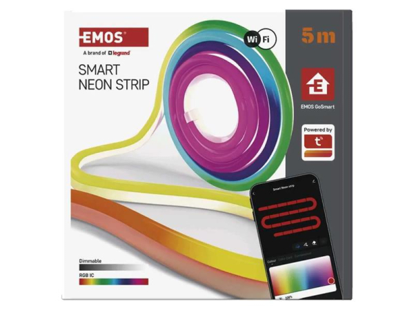 Smart LED strip 33W RGBIC EMOS ZPW513I Neon 5m WiFi Tuya